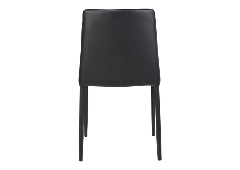 YM-1004-29 Nora Dining Chair Black Vegan Leather - Set Of Two