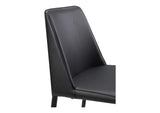 YM-1004-29 Nora Dining Chair Black Vegan Leather - Set Of Two