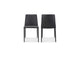 YM-1004-29 Nora Dining Chair Black Vegan Leather - Set Of Two