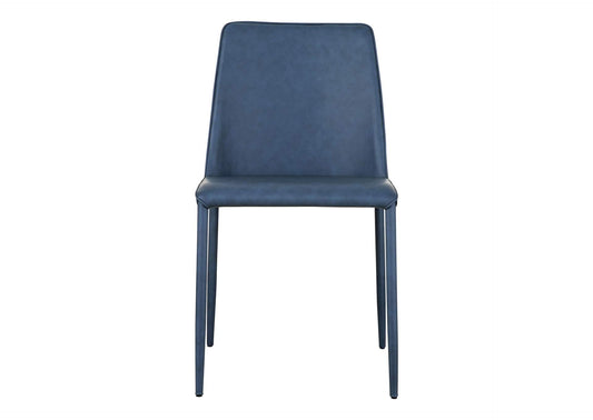 YM-1004-41 Nora Dining Chair Ocean Cavern Grey Vegan Leather - Set Of Two