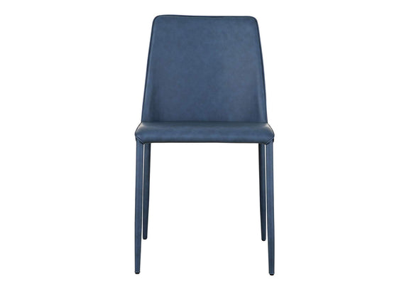 YM-1004-41 Nora Dining Chair Ocean Cavern Grey Vegan Leather - Set Of Two