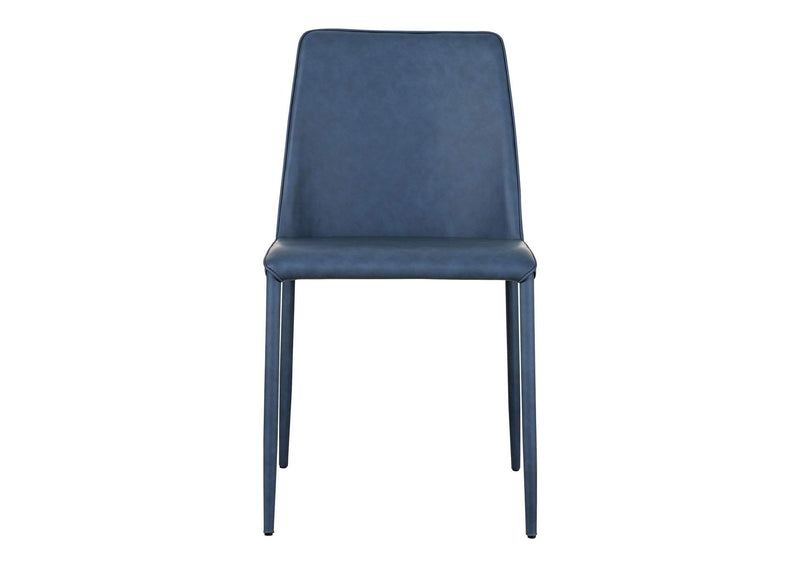 YM-1004-41 Nora Dining Chair Ocean Cavern Grey Vegan Leather - Set Of Two