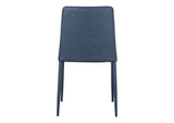 YM-1004-41 Nora Dining Chair Ocean Cavern Grey Vegan Leather - Set Of Two