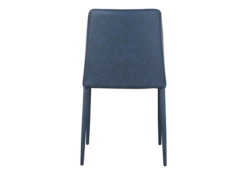 YM-1004-41 Nora Dining Chair Ocean Cavern Grey Vegan Leather - Set Of Two