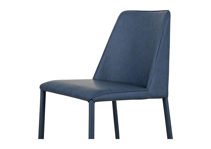 YM-1004-41 Nora Dining Chair Ocean Cavern Grey Vegan Leather - Set Of Two