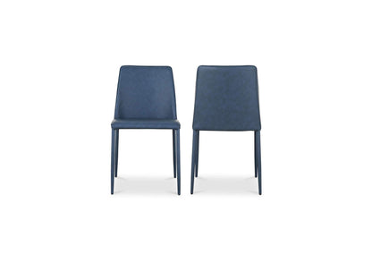 YM-1004-41 Nora Dining Chair Ocean Cavern Grey Vegan Leather - Set Of Two