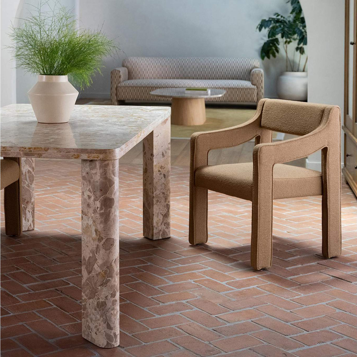 YM-1027-20 Elise Dining Chair Ochre