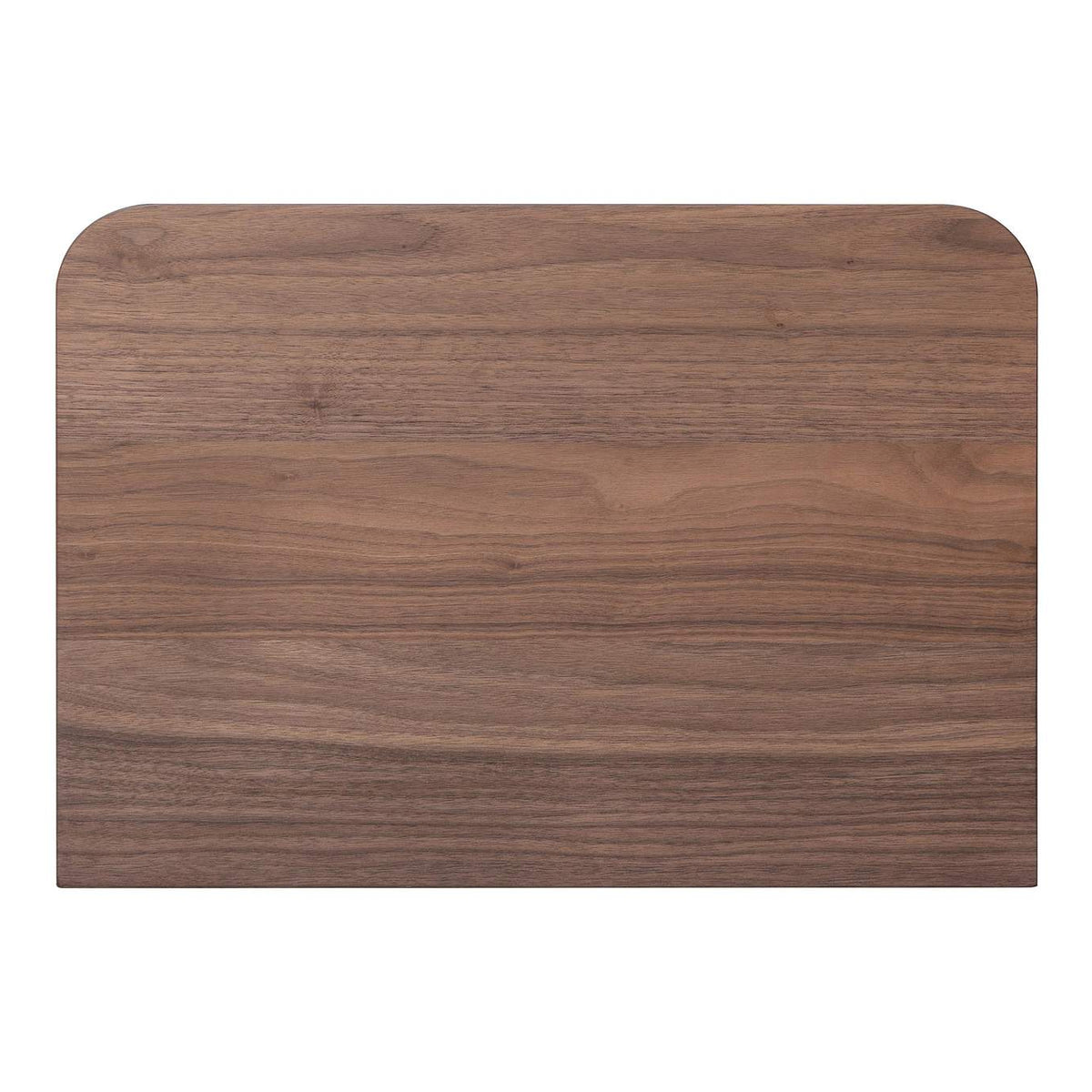 YR-1001-03 Round Off Small Nightstand Walnut