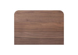 YR-1001-03 Round Off Small Nightstand Walnut