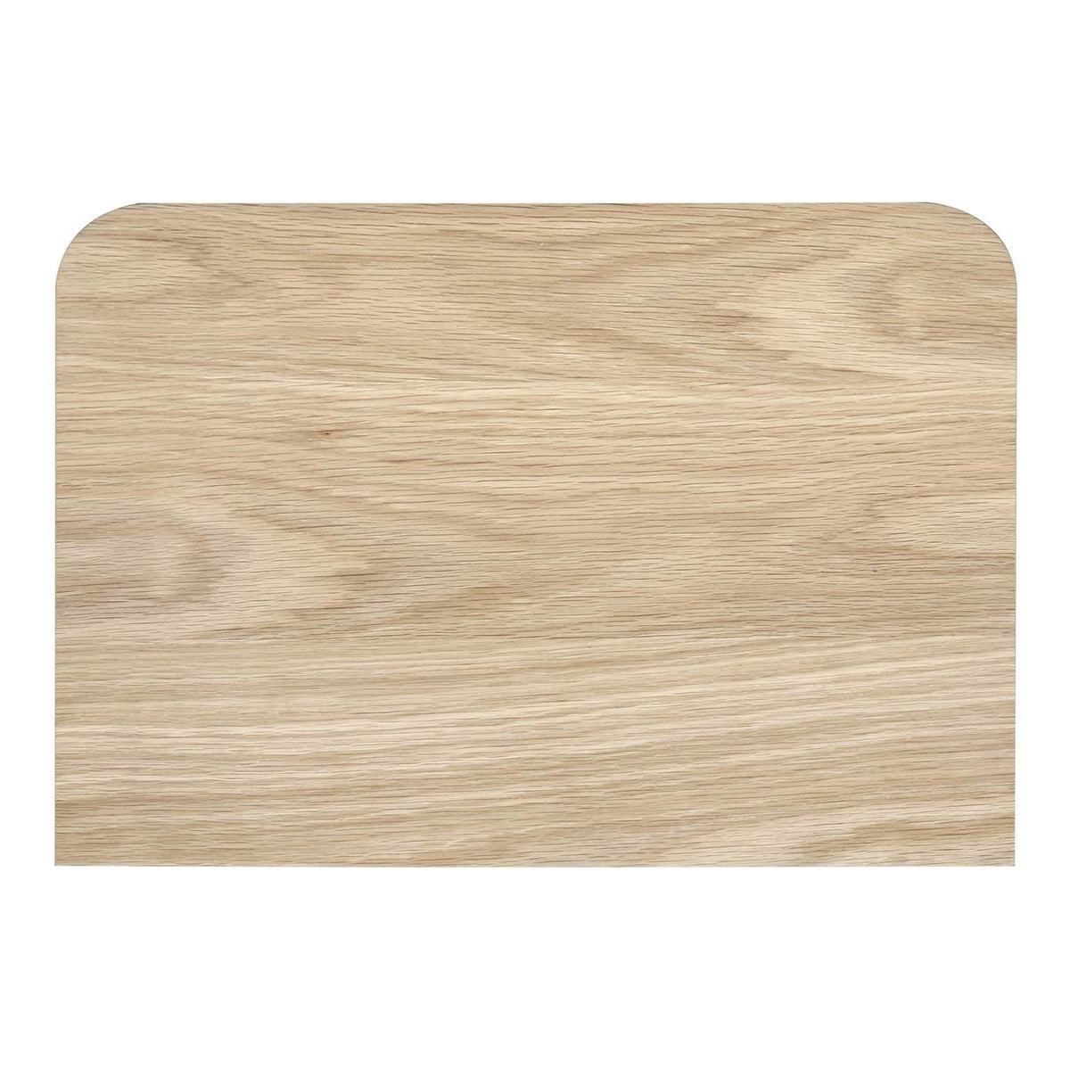 YR-1001-21 Round Off Small Nightstand Light Oak Brown