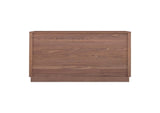 YR-1003-03 Round Off Dresser Walnut Brown