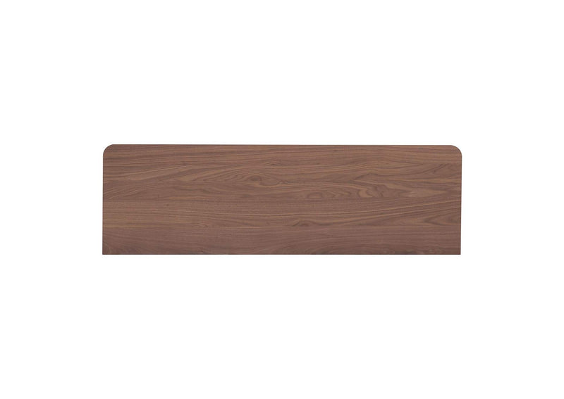YR-1003-03 Round Off Dresser Walnut Brown