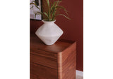 YR-1003-03 Round Off Dresser Walnut Brown
