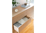 YR-1003-21 Round Off Dresser Light Oak Brown