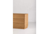 YR-1003-21 Round Off Dresser Light Oak Brown