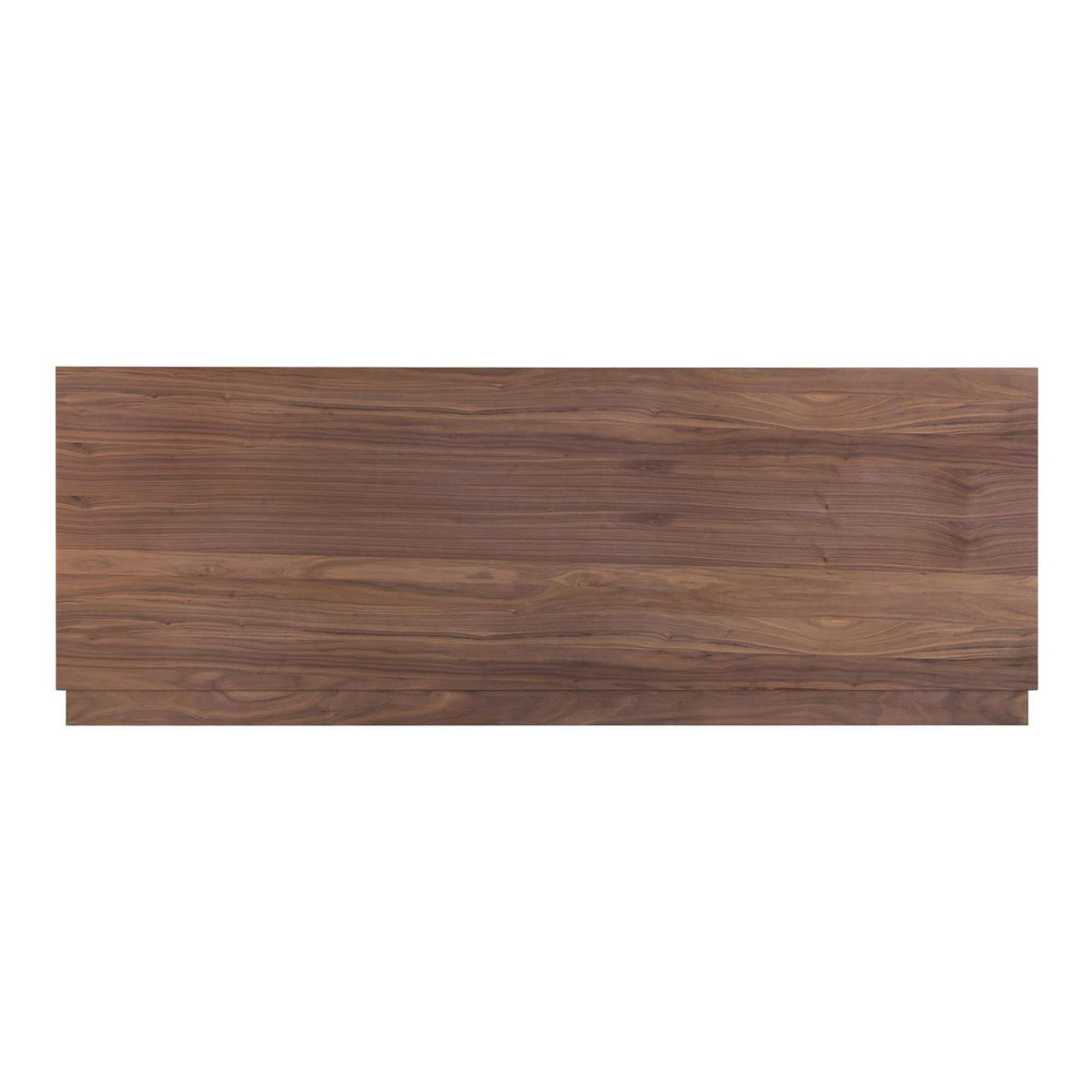 YR-1005-03-0 Round Off Queen Bed Walnut Brown