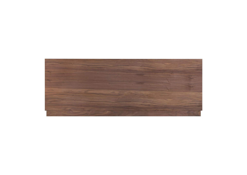 YR-1005-03-0 Round Off Queen Bed Walnut Brown