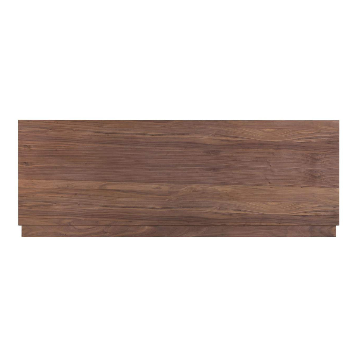 YR-1006-03-0 Round Off King Bed Walnut Brown