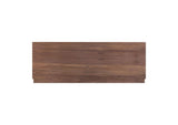 YR-1006-03-0 Round Off King Bed Walnut Brown