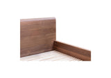 YR-1006-03-0 Round Off King Bed Walnut Brown