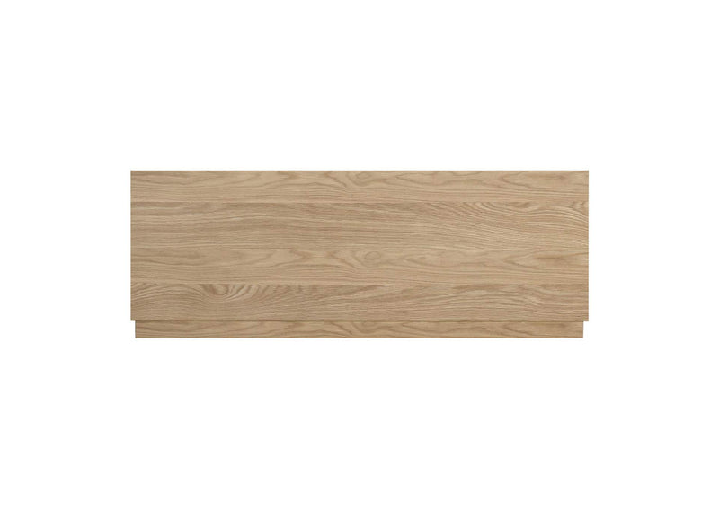 YR-1006-21-0 Round Off King Bed Light Oak Brown
