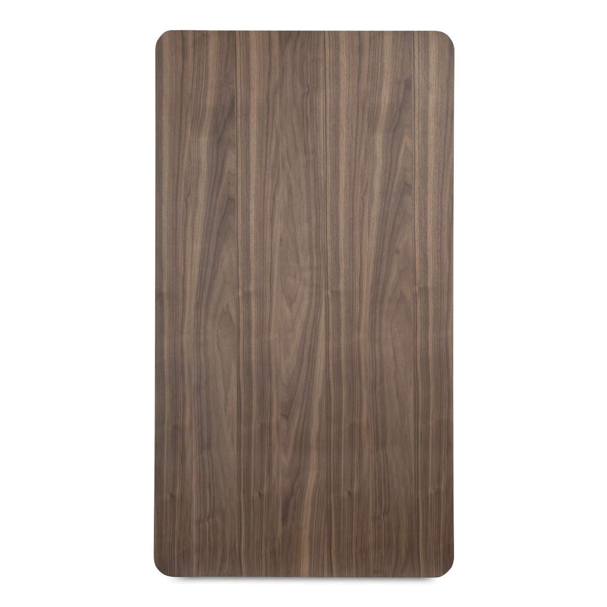 YR-1007-03 Round Off Coffee Table Walnut Brown