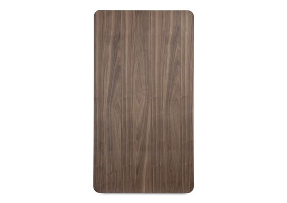 YR-1007-03 Round Off Coffee Table Walnut Brown
