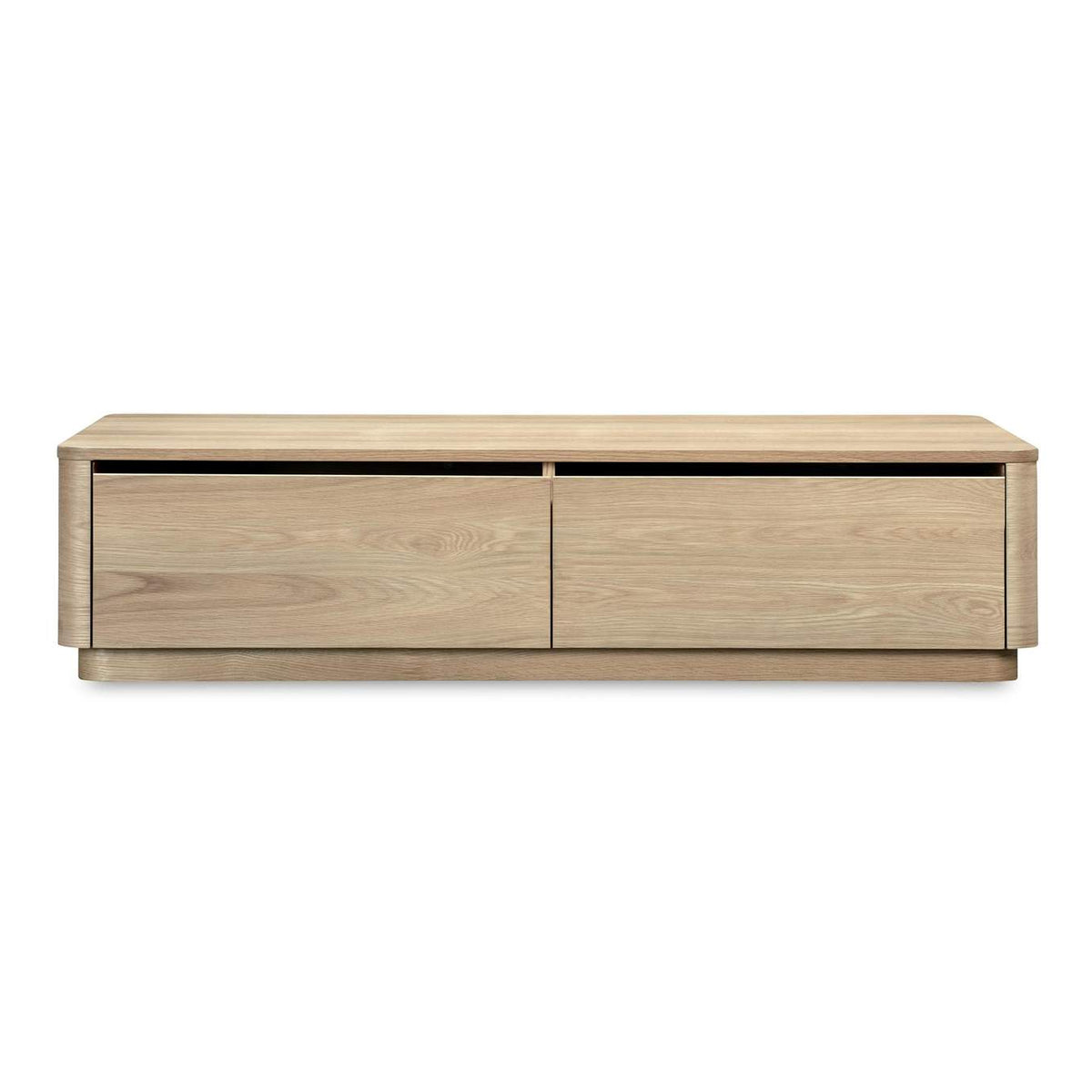 YR-1007-24 Round Off Coffee Table Natural Oak