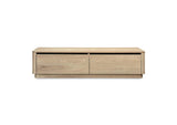 YR-1007-24 Round Off Coffee Table Natural Oak