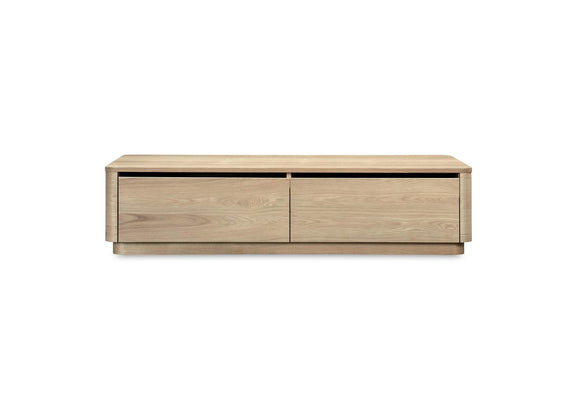 YR-1007-24 Round Off Coffee Table Natural Oak