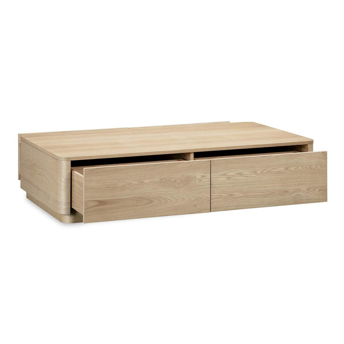 YR-1007-24 Round Off Coffee Table Natural Oak