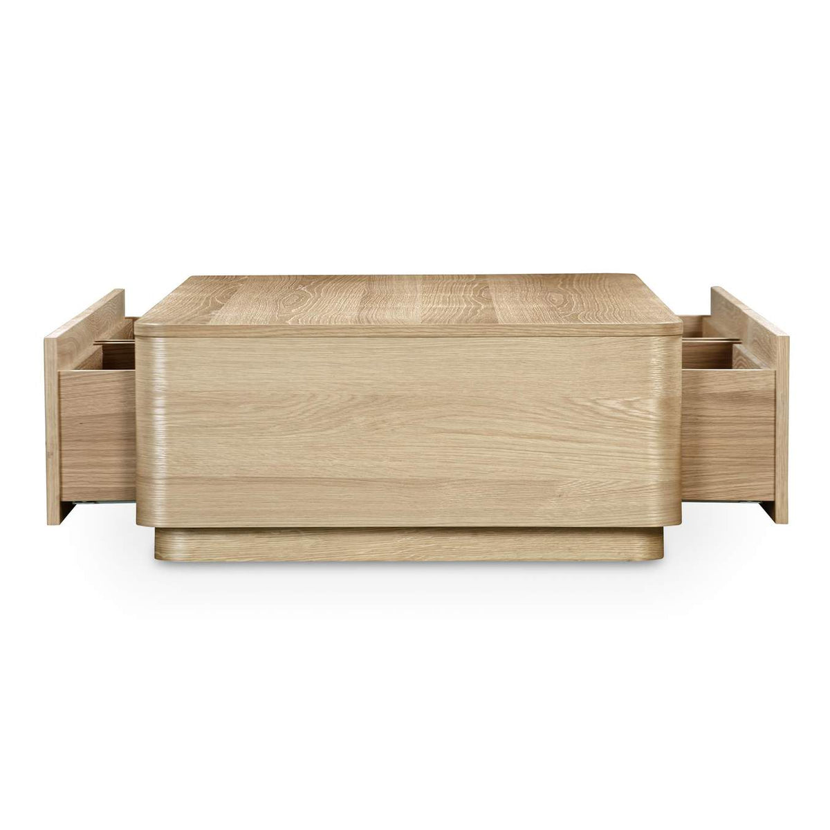 YR-1007-24 Round Off Coffee Table Natural Oak