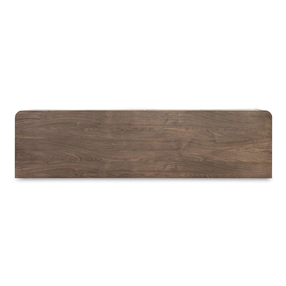 YR-1008-03 Round Off Sideboard Walnut Brown