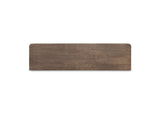 YR-1008-03 Round Off Sideboard Walnut Brown