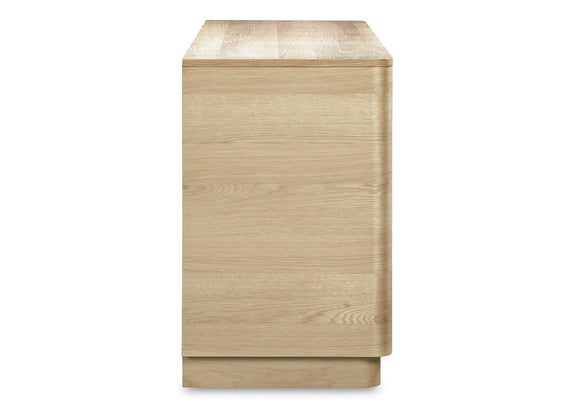 YR-1008-24 Round Off Sideboard Natural Oak