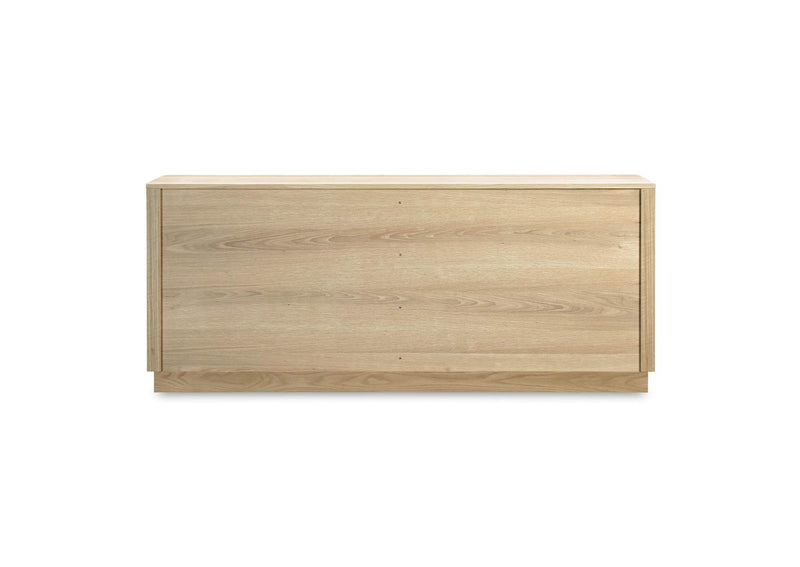 YR-1008-24 Round Off Sideboard Natural Oak