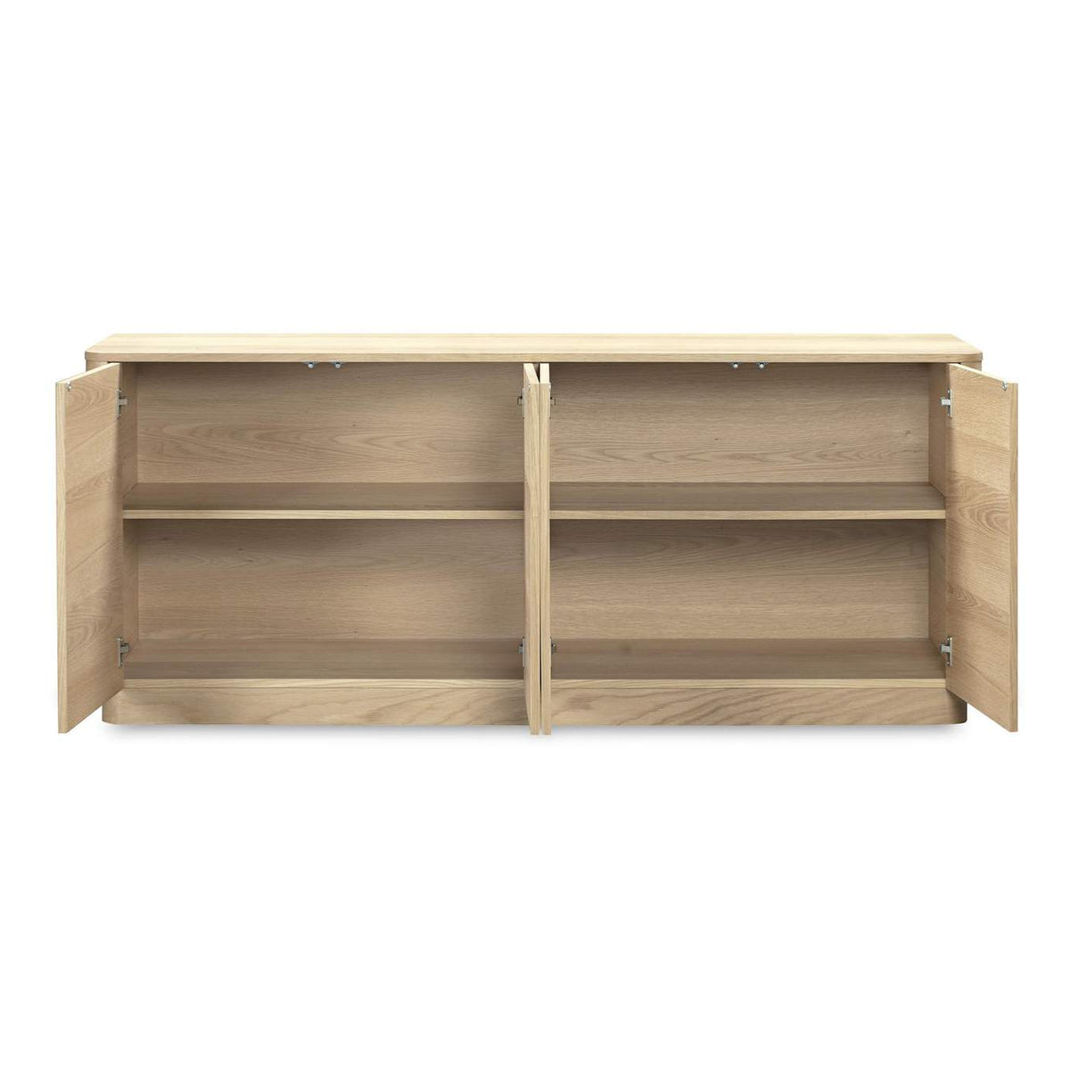 YR-1008-24 Round Off Sideboard Natural Oak