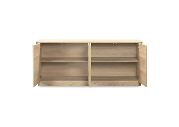 YR-1008-24 Round Off Sideboard Natural Oak