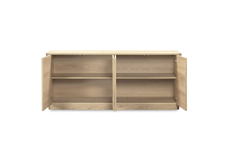 YR-1008-24 Round Off Sideboard Natural Oak