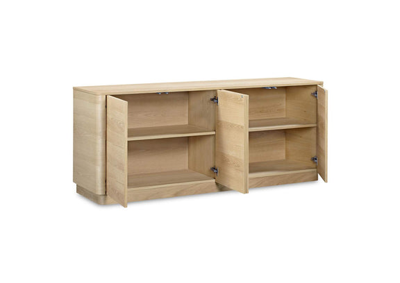YR-1008-24 Round Off Sideboard Natural Oak