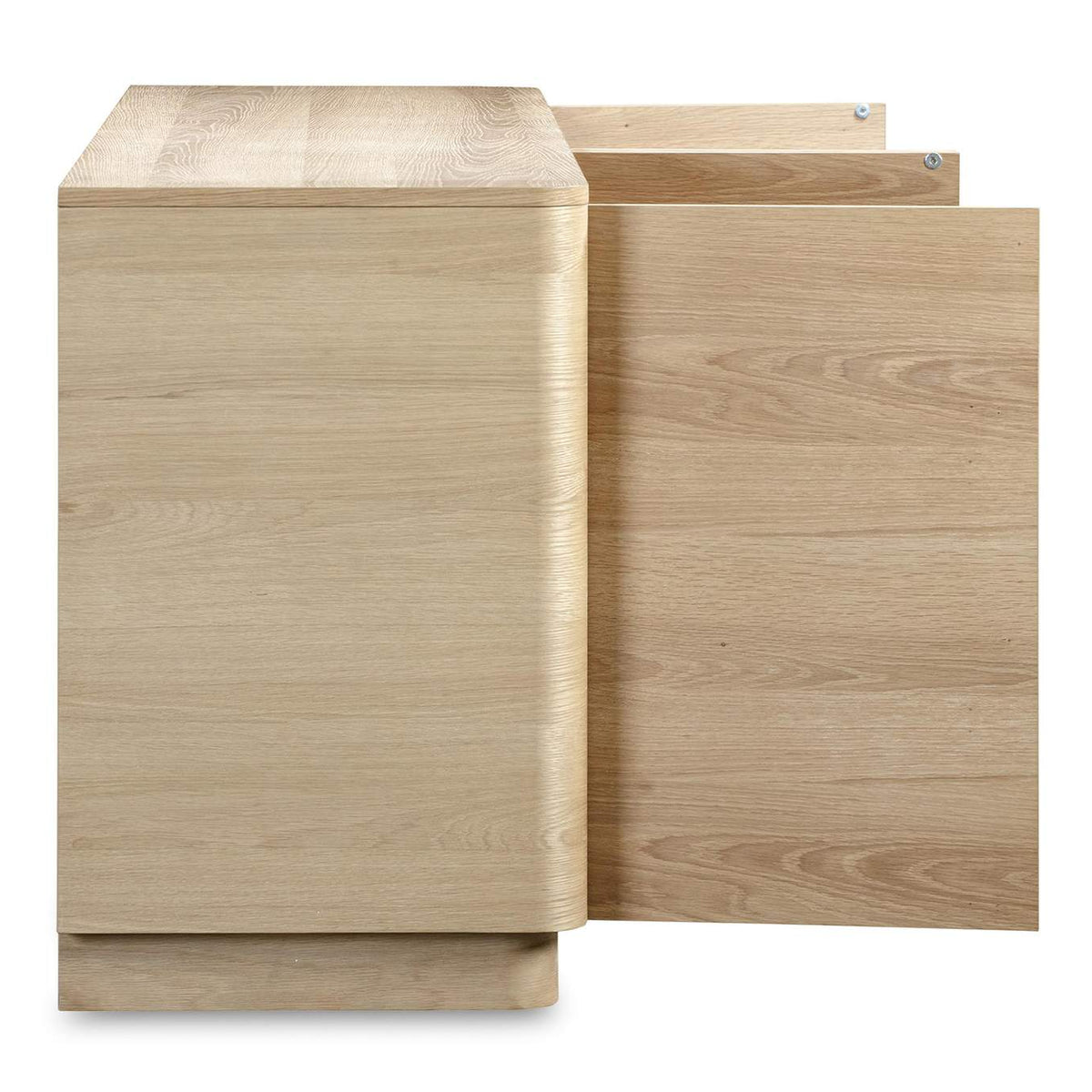 YR-1008-24 Round Off Sideboard Natural Oak