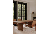 YR-1009-03-0 Round Off Small Dining Table Walnut Brown