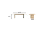 YR-1009-24-0 Round Off Small Dining Table Natural Oak