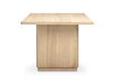 YR-1009-24-0 Round Off Small Dining Table Natural Oak