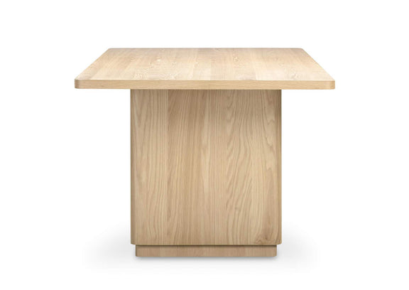 YR-1009-24-0 Round Off Small Dining Table Natural Oak