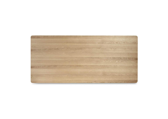 YR-1009-24-0 Round Off Small Dining Table Natural Oak