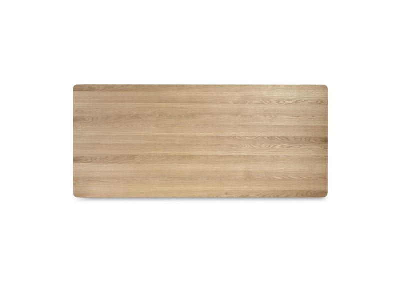 YR-1009-24-0 Round Off Small Dining Table Natural Oak