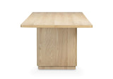 YR-1011-24-0 Round Off Large Dining Table Natural Oak