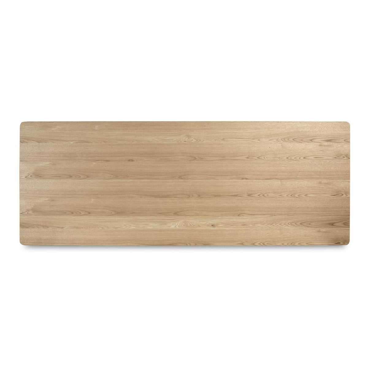 YR-1011-24-0 Round Off Large Dining Table Natural Oak