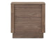 YR-1013-03 Round Off Tall Nightstand Walnut Brown